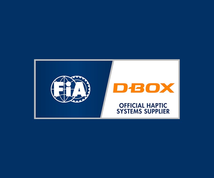 The FIA & D-BOX logos